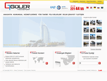 Tablet Screenshot of gulertransport.com